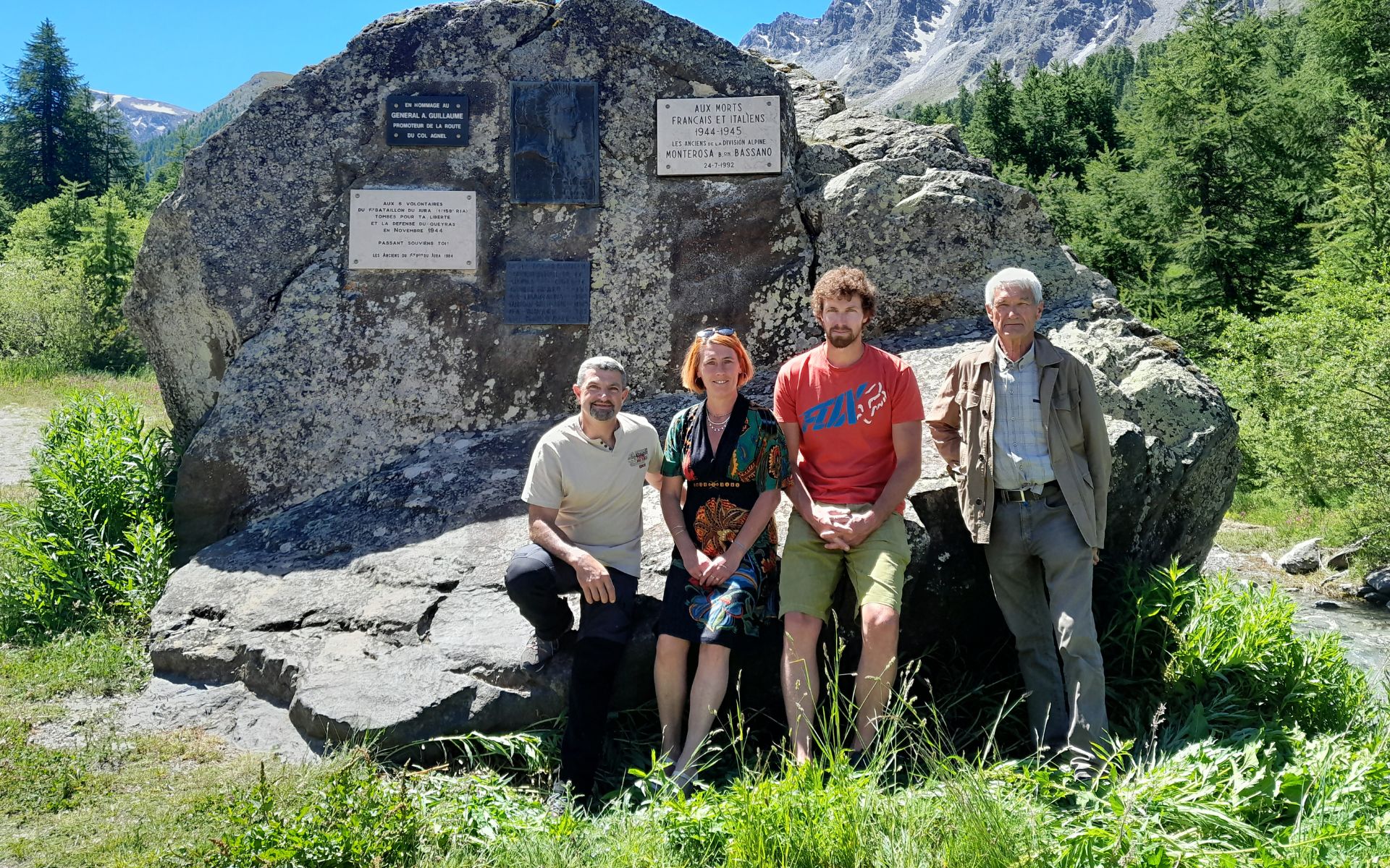 Inauguration des plaques du rocher d’Annibal