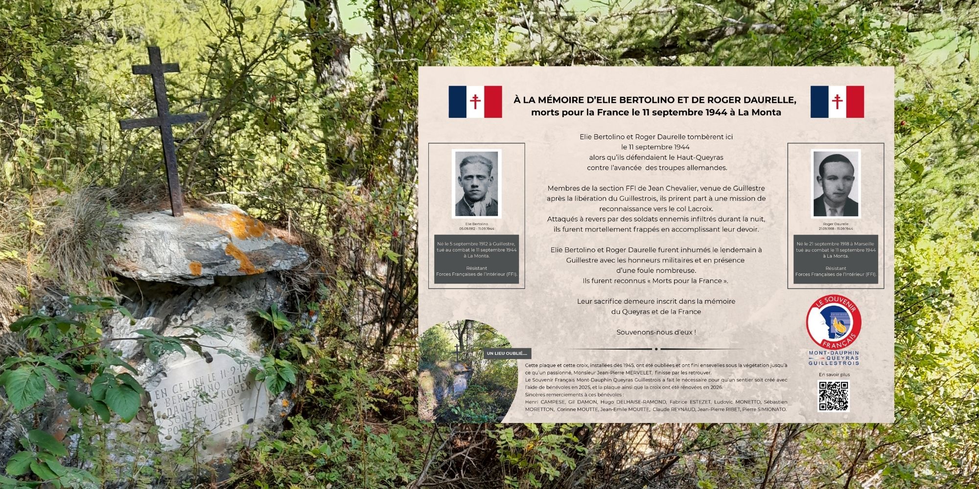 Sentier des Résistants à La Monta